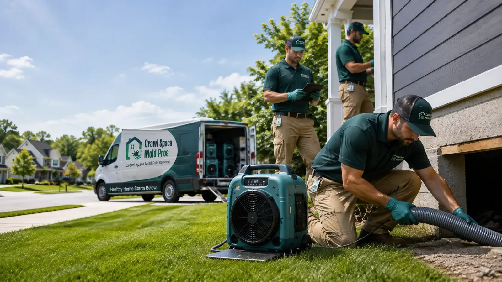 Crawl Space Mold Removal in Middlebury, CT